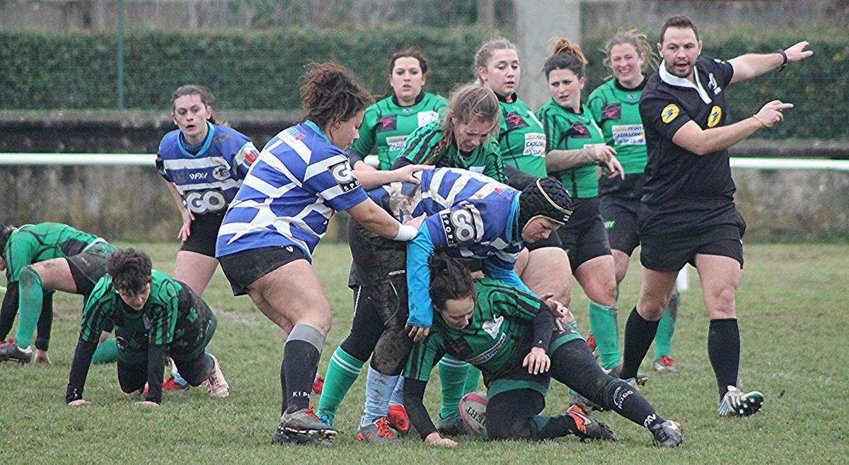 Un petit clin d’œil au rugby féminin Guéretois, en vert et noir, ce dimanche 13 janvier 