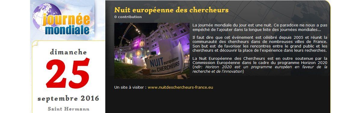 Bonne fête Hermann !