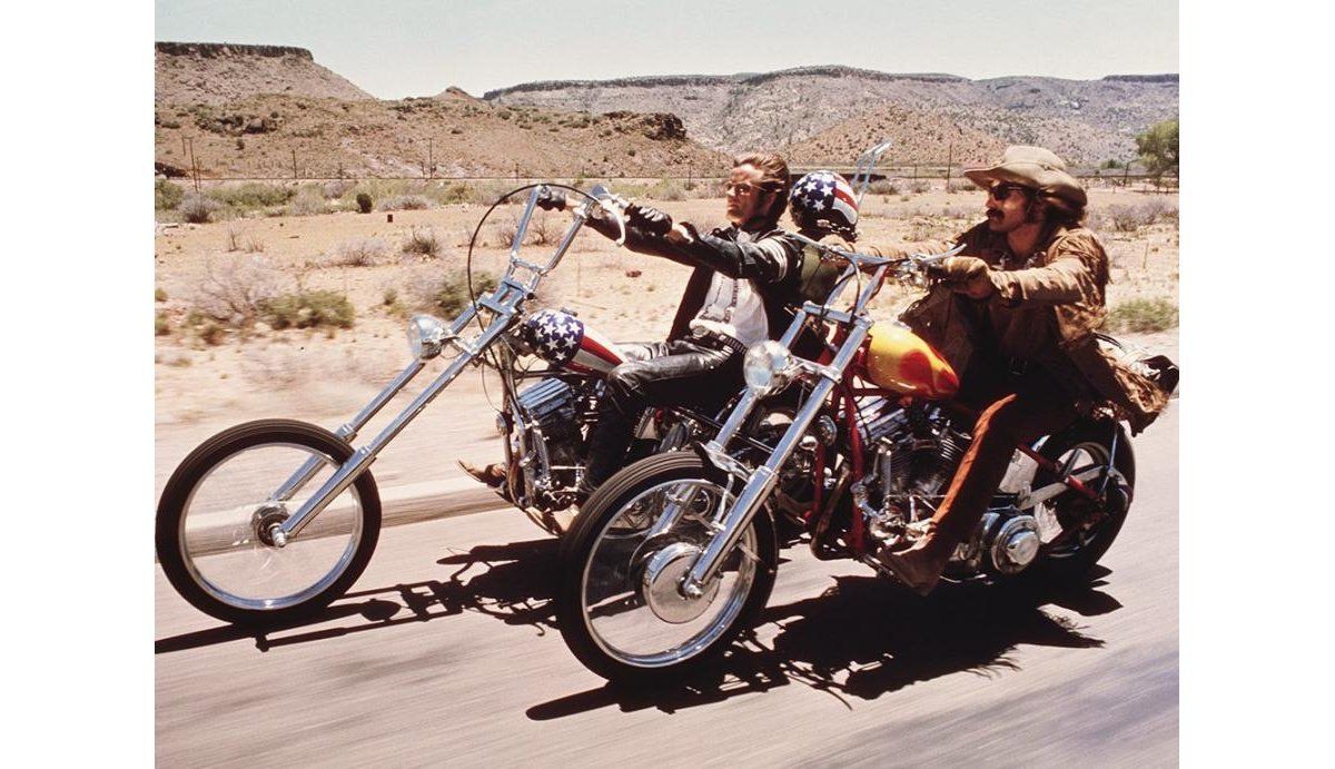 Peter Fonda (23/02/1940- 16/08/2019) et Dennis Hopper (1936-2010) - Easy Rider – 1969