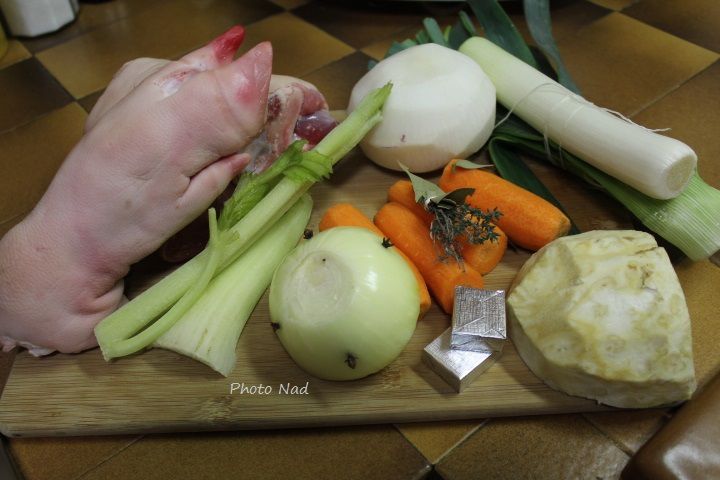 Jarret & Pied de porc Façon pot-au-feu (Cookeo) - Mamy Nadine cuisine...