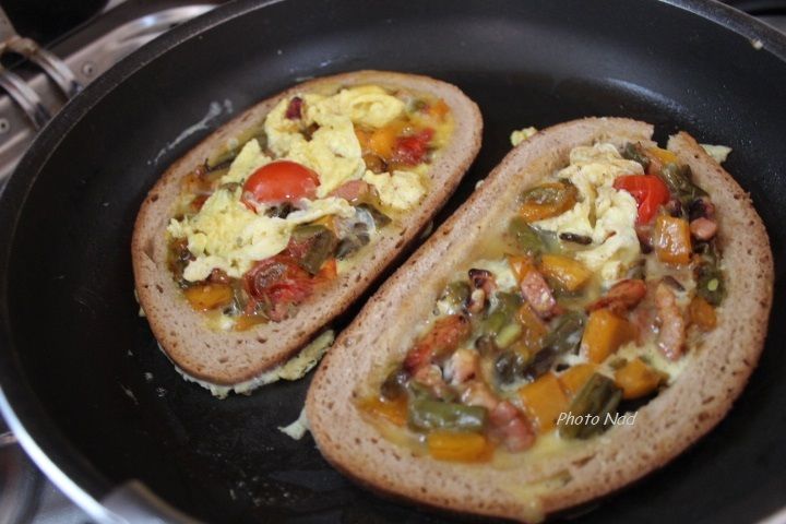 Omelette Tartine à Ma Façon Mamy Nadine Cuisine