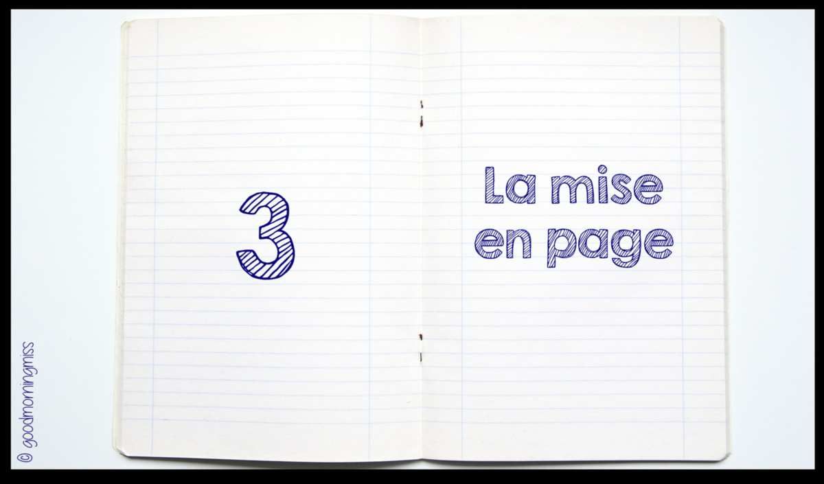 La Tenue Du Cahier Au College Good Morning Miss