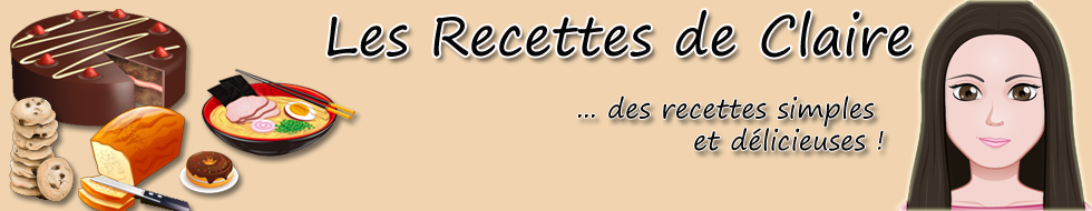Les recettes de Claire