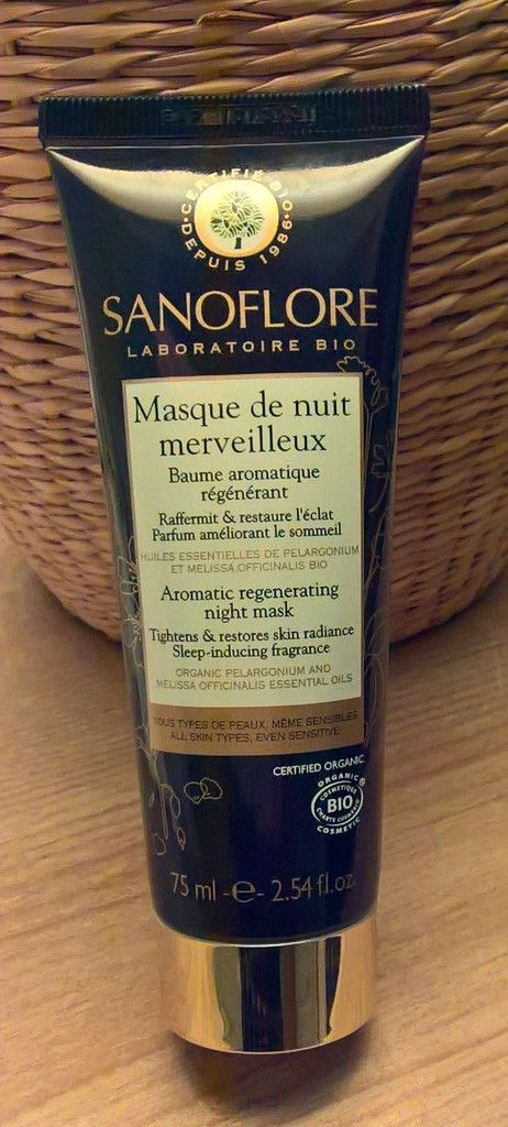 masque Sanoflore crème de nuit