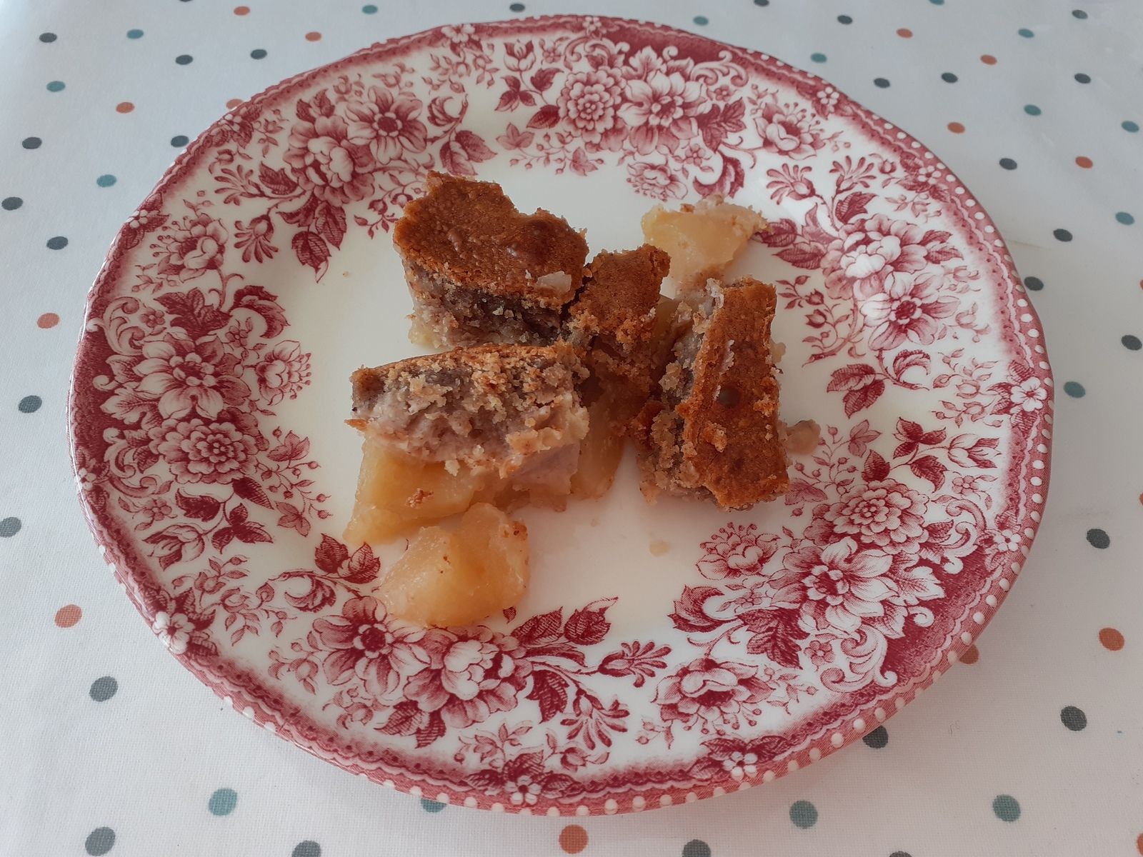 crumble purée d'amande