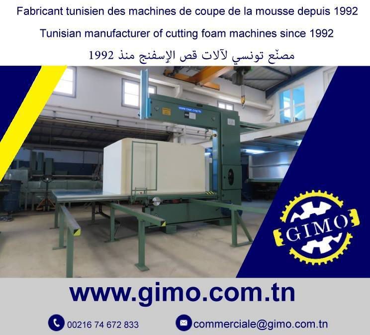 cutting foam machine - Fabrication des Machines de coupe de la mousse