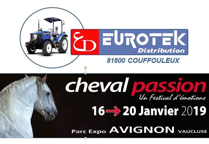 Les tracteurs Lovol partenaires du Salon du cheval d'Avignon Les