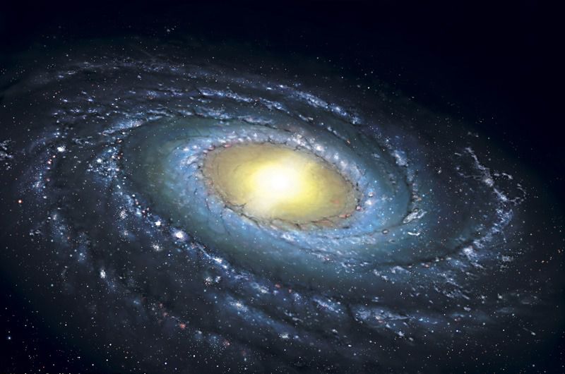 Notre galaxie, la Voie lactée (source : NASA)
