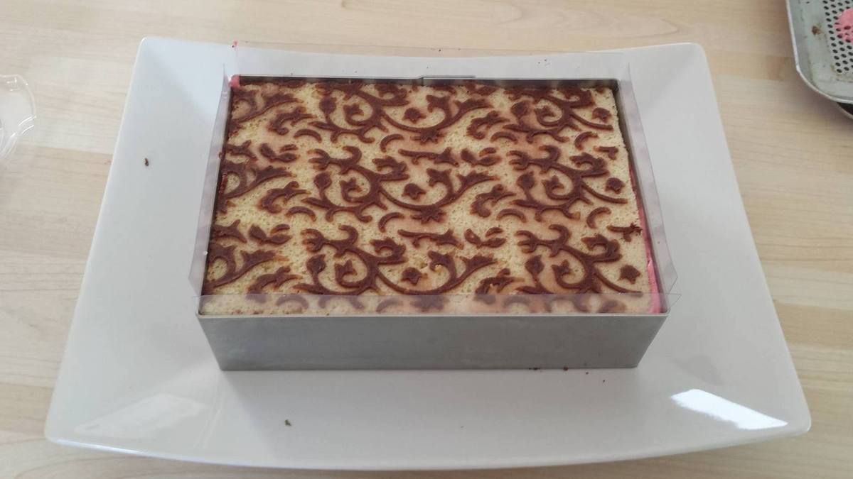 Le gâteau une fois monté