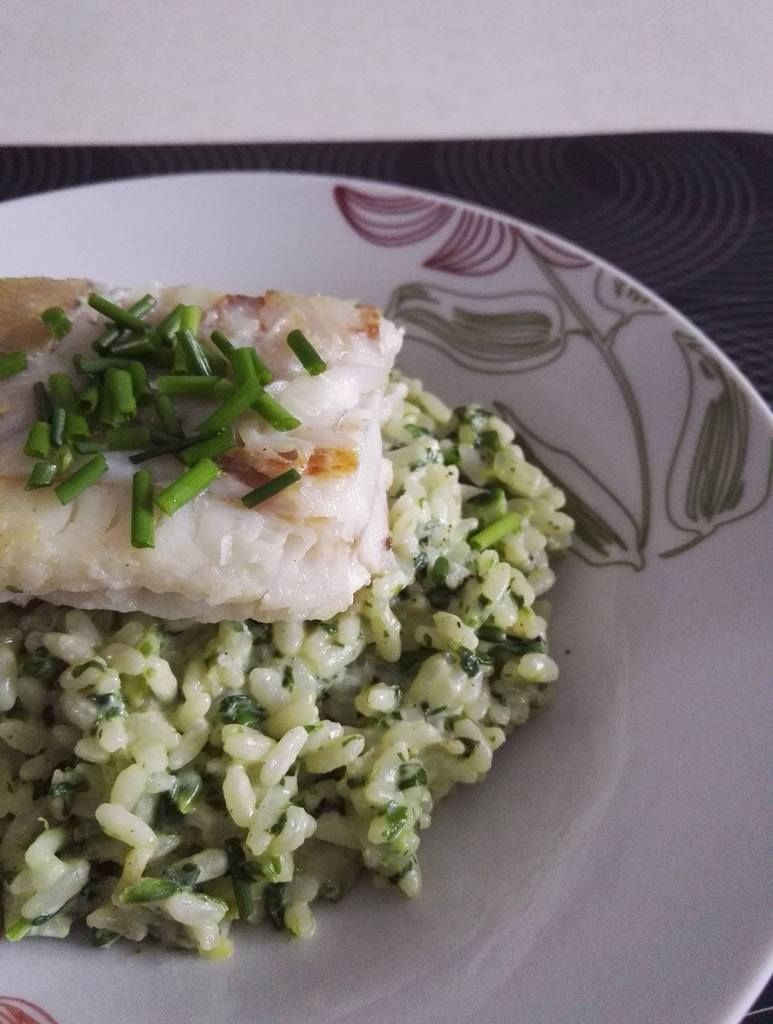 Risotto Epinards &amp; Poisson - C&amp;#39;est trop bon