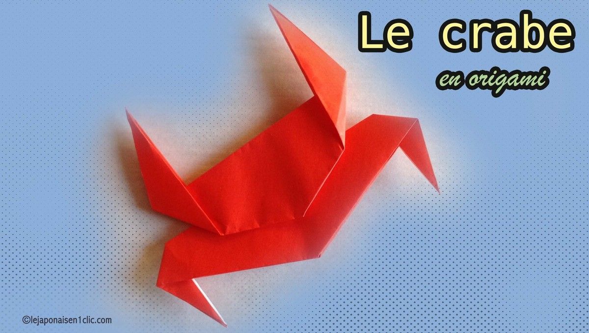 #crabe #kani #origami #leblogdeippikicat
