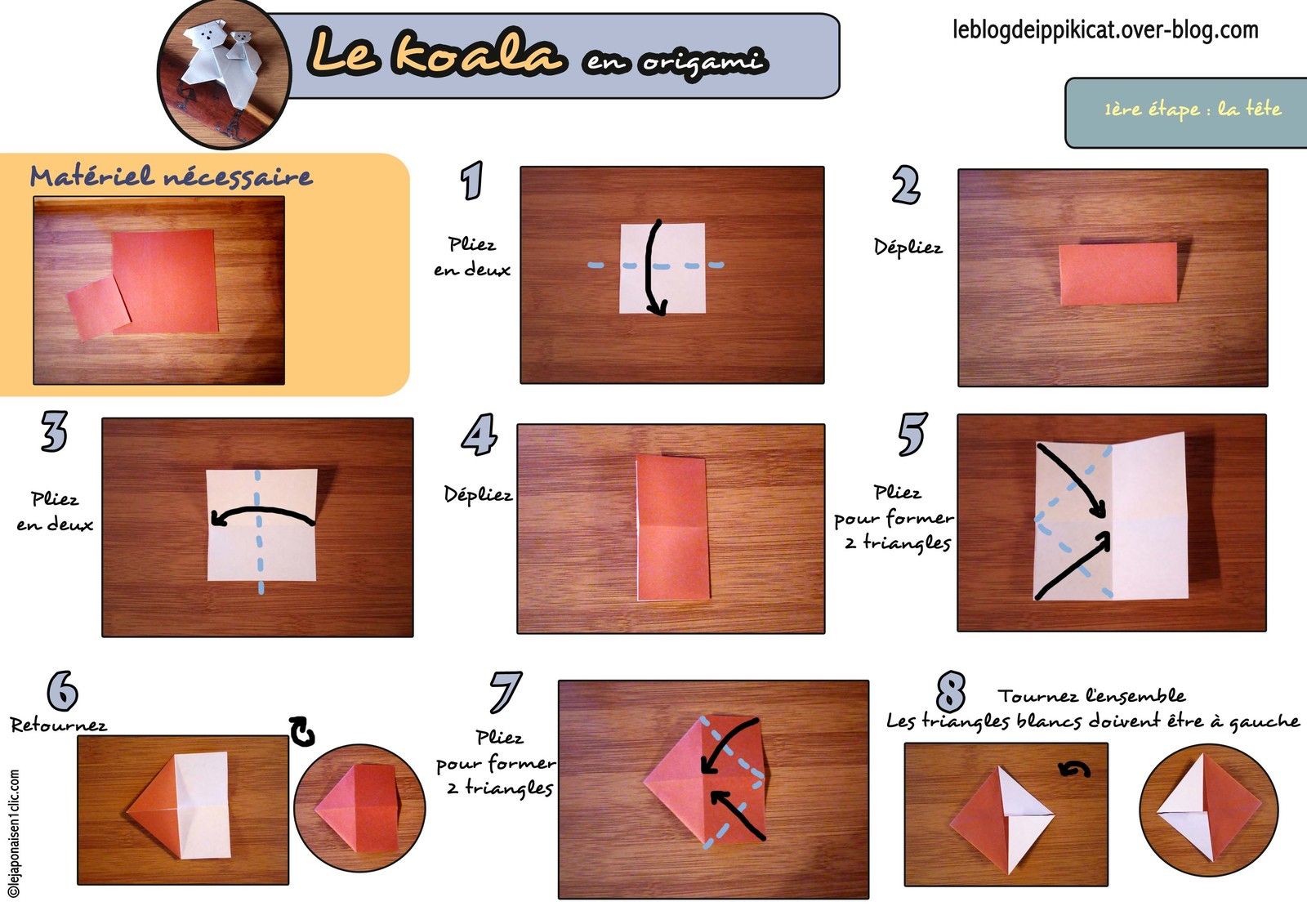 #koala #origami #blogdeippikicat #lejaponaisen1clic