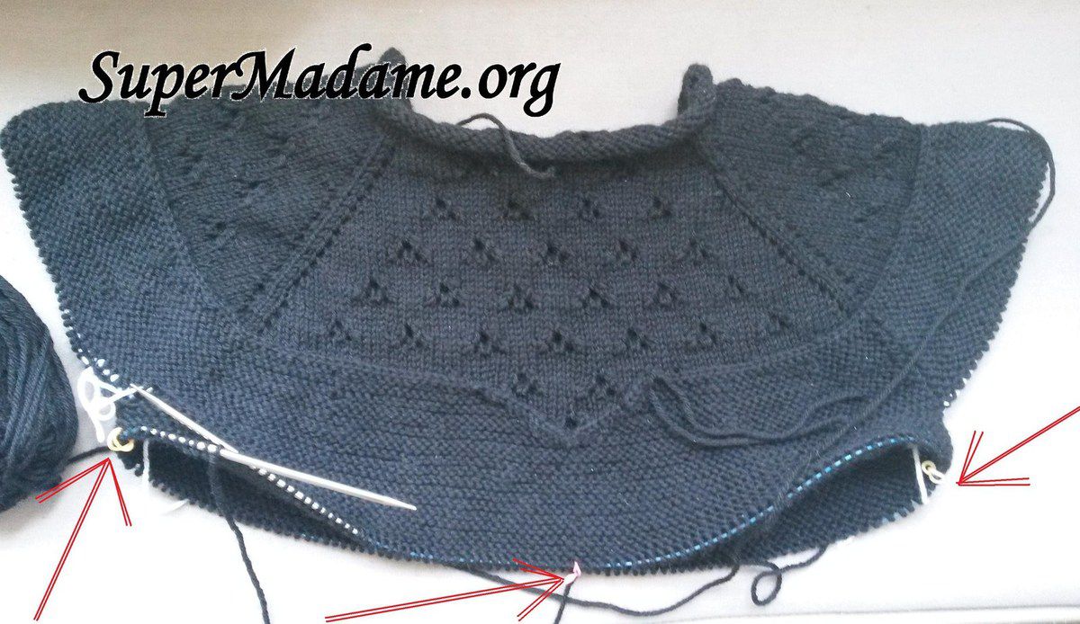 Tuto tricoter en rond aux aiguilles circulaires : marqueurs