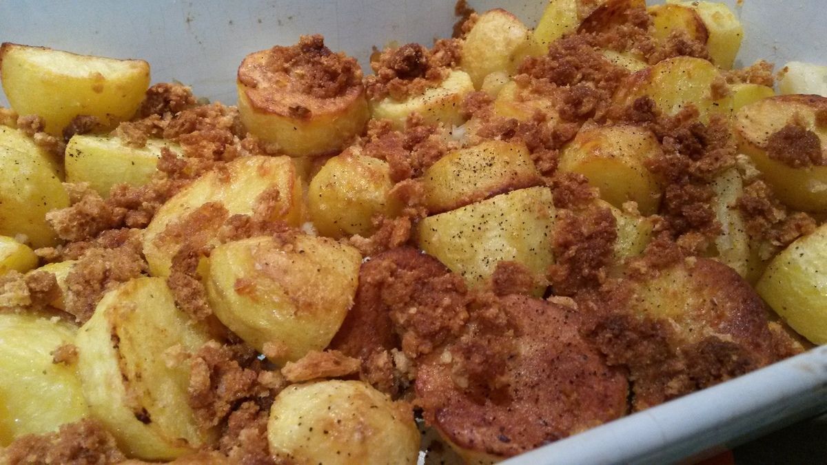 Un plat pas cher, complet et équilibré : gratin croustillant de poisson et pommes de terre