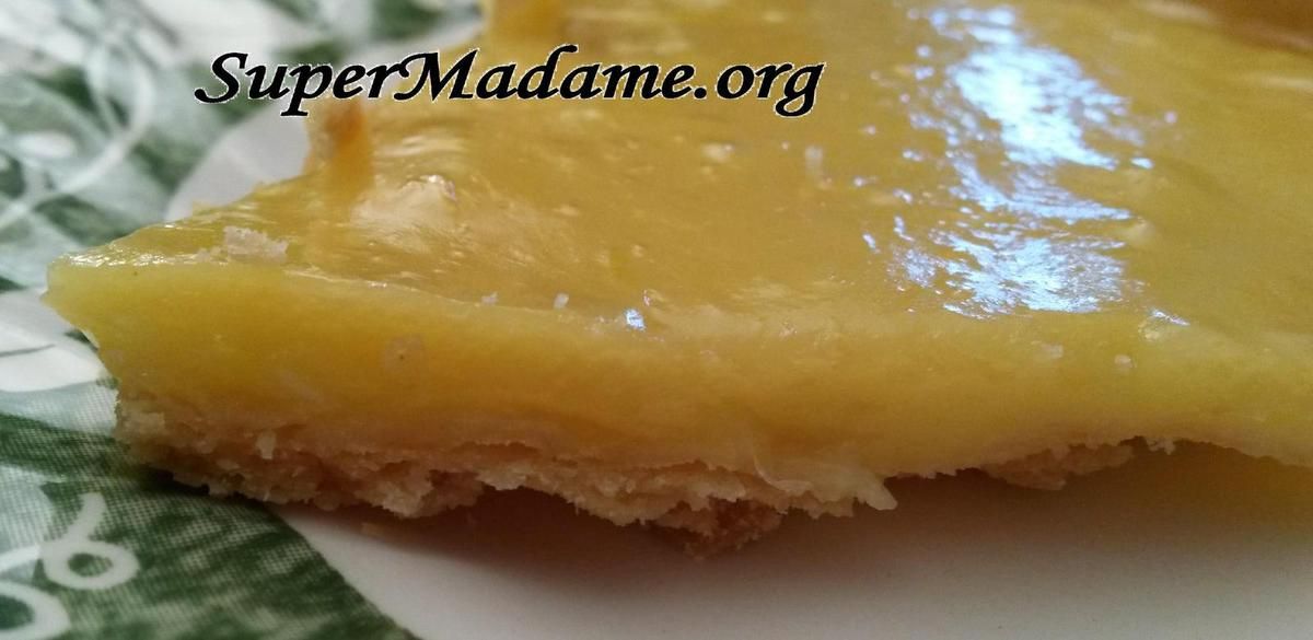 Un bon dessert pas cher (moins de 1 euro par pers.) tarte au citron simplissime