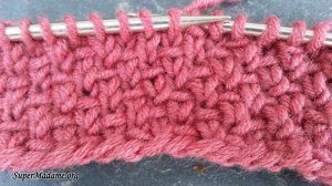 Tricot points pour un tricot qui ne roule pas