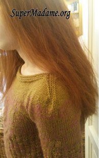  Modèle tricot gratuit : pull effet tartan