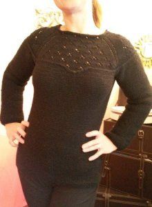Modele tricot gratuit pull femme glamour