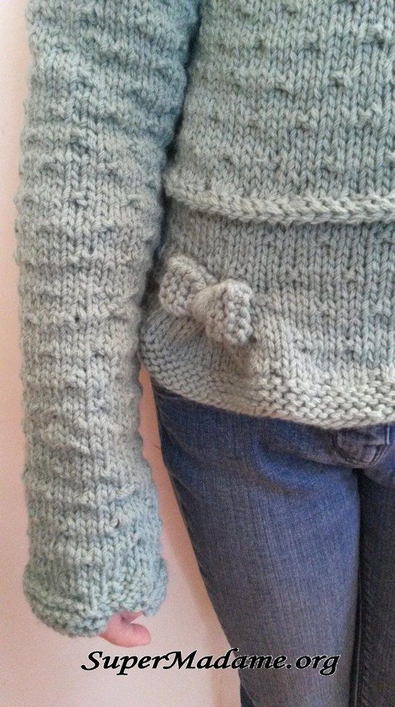 Tricot girly : un pull pour petite fille sage... - SuperMadame