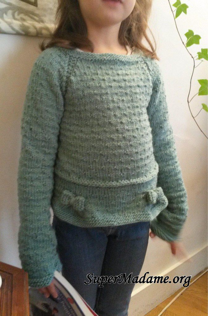 Tricot girly : un pull pour petite fille sage - SuperMadame