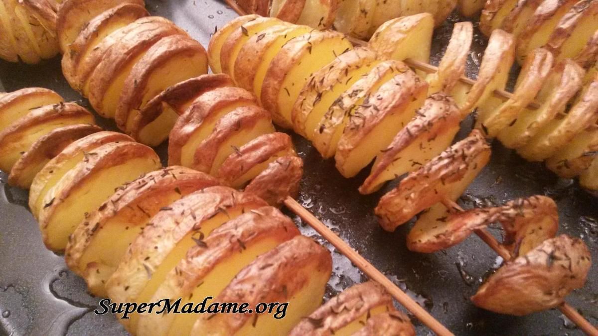 Recette spectaculaire avec des pommes de terre (tornado potatoes)