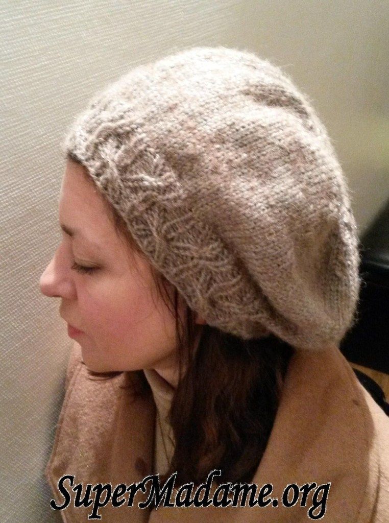 Tuto tricot bonnet béret
