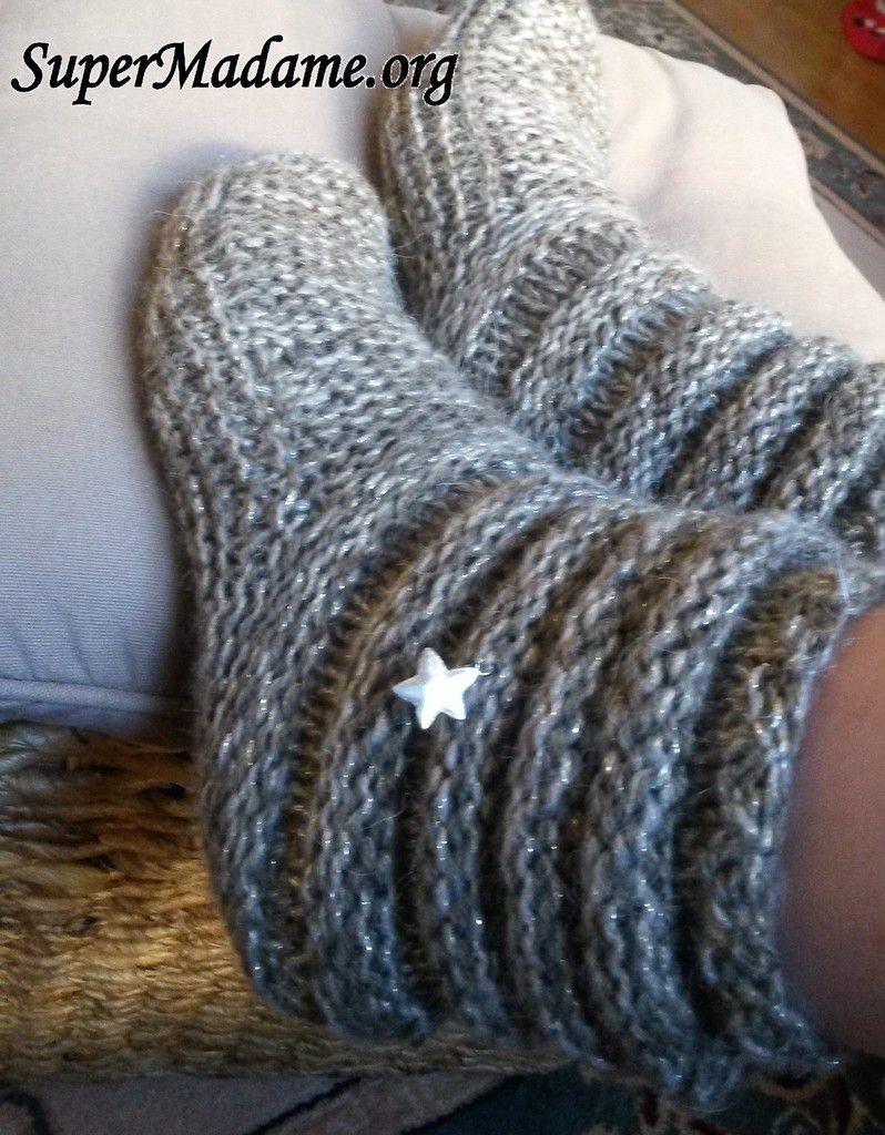 Tuto tricot chaussons