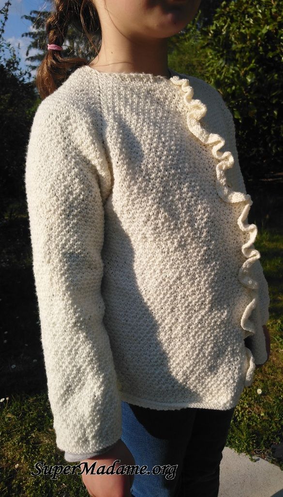 Modele gilet tricot gratuit facile