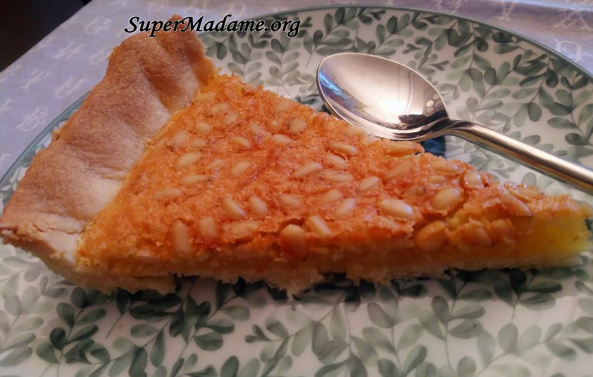 Recette tarte aux pignons de pin facile
