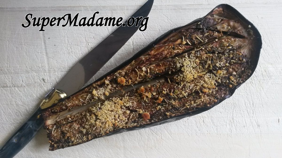 Recette express pas chère aubergine au four