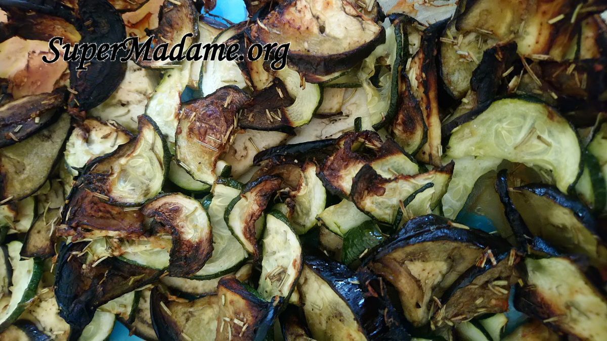 plat aubergines courgettes au four