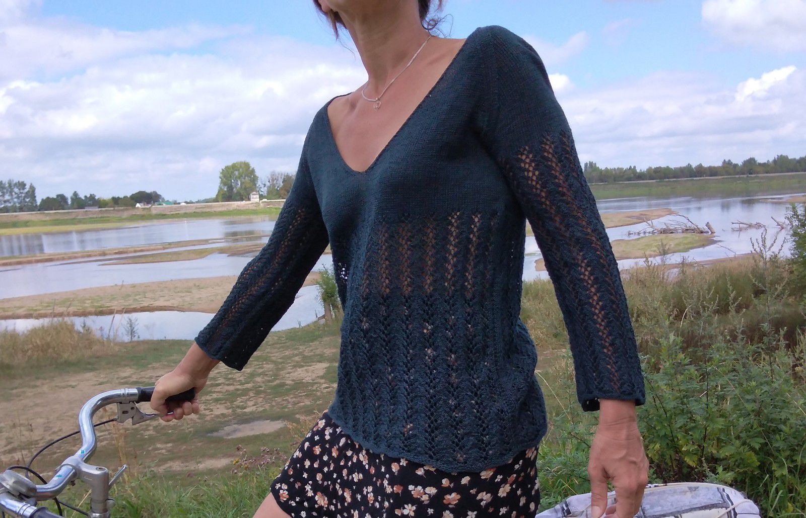 Tuto tricot pull femme été dentelle