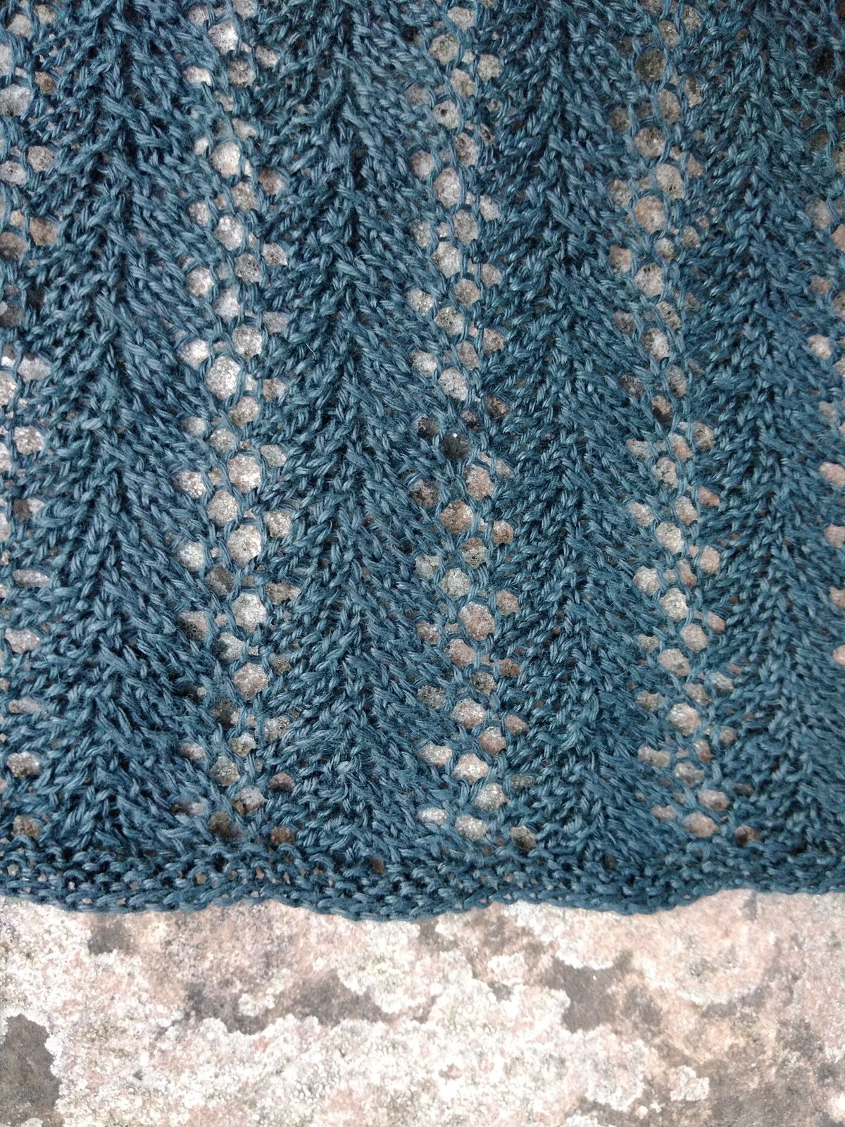 point tricot ajouré facile dentelle