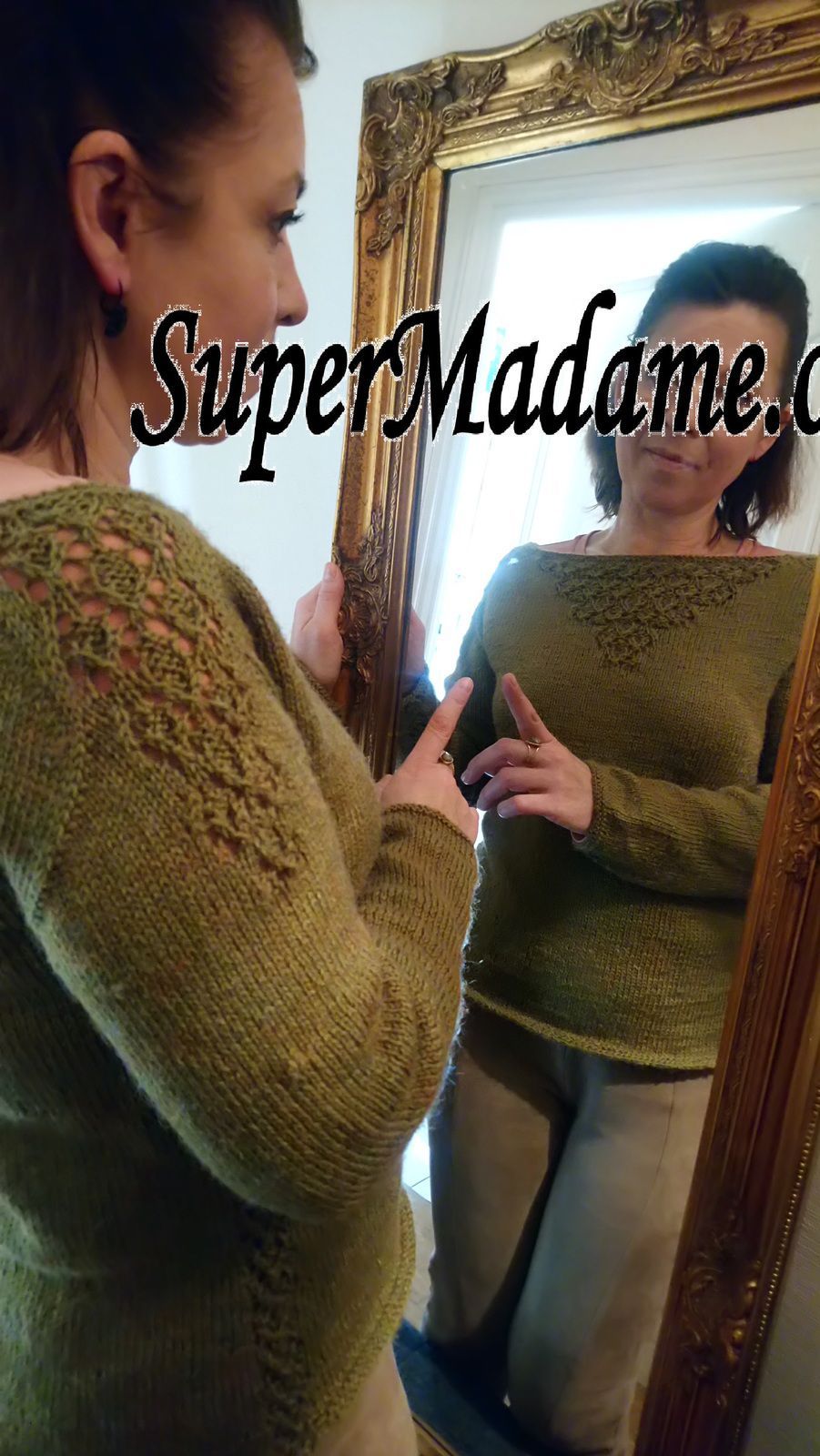 Tuto tricot pull femme glamour