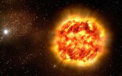 Une supernova au moment de son explosion
