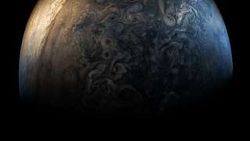 Photo de Jupiter prise par la sonde Juno