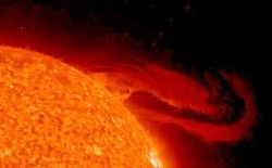 Éjection de matière coronale du Soleil