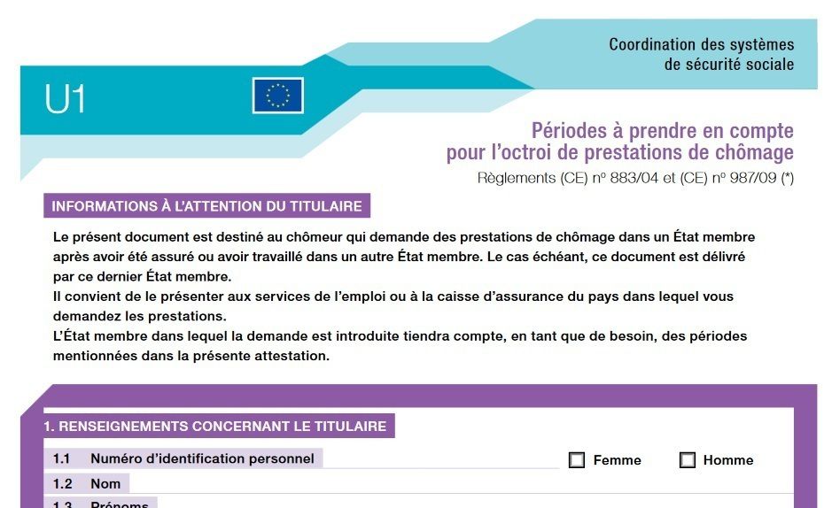 Formulaire U2 - Service Publique