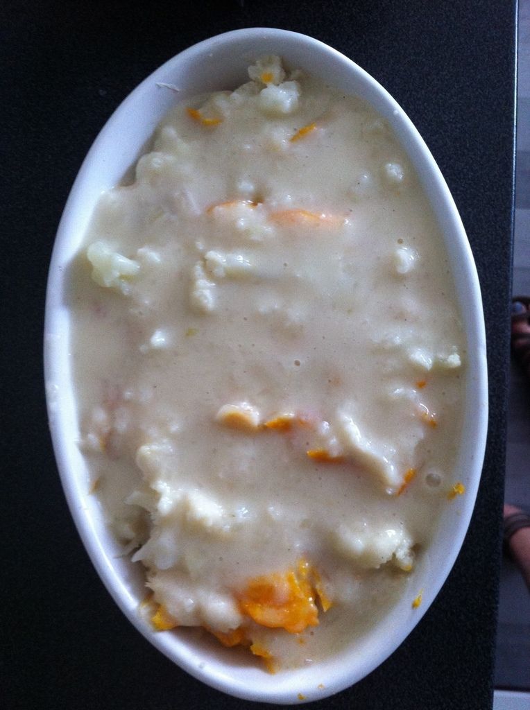 Gratin de choufleur au haddock La cuisine de Fanie