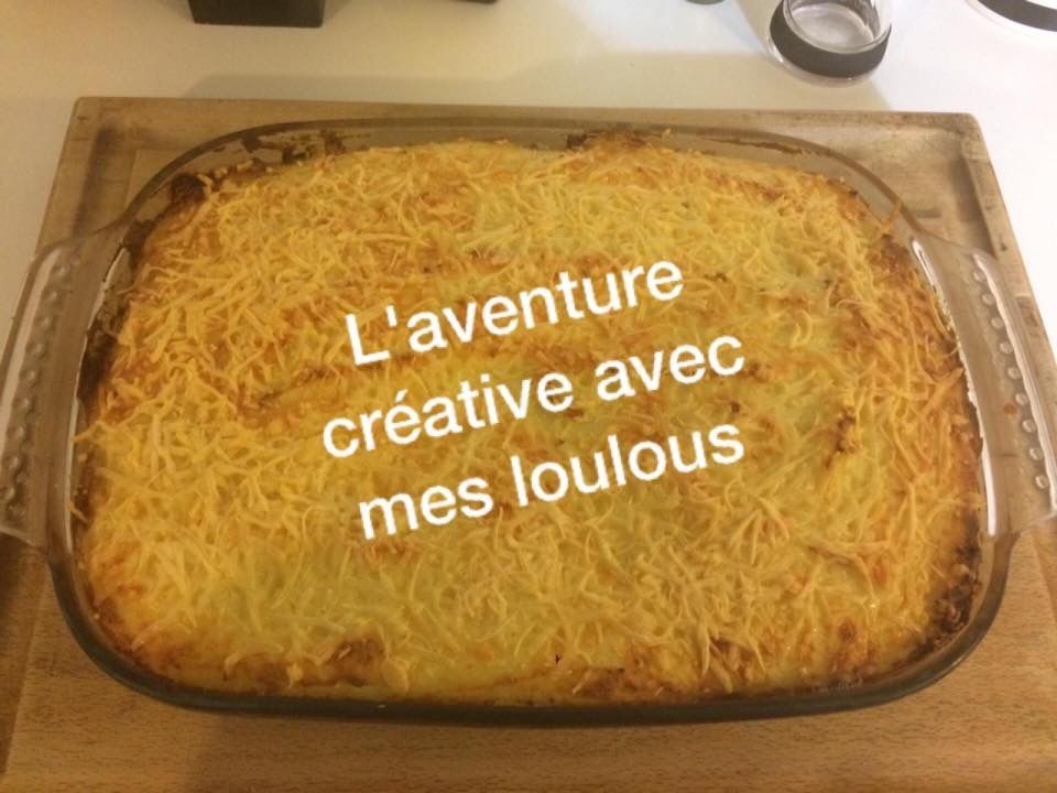 Hachis parmentier moelleux - L'aventure créative avec mes loulous