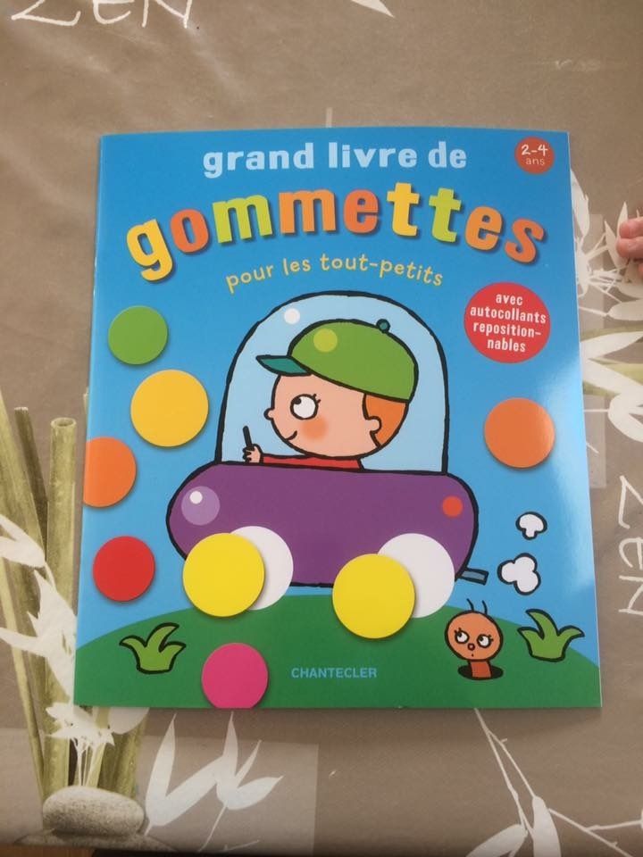 Mon grand livre de gommettes - Cahier de gommettes enfant 3 ans et