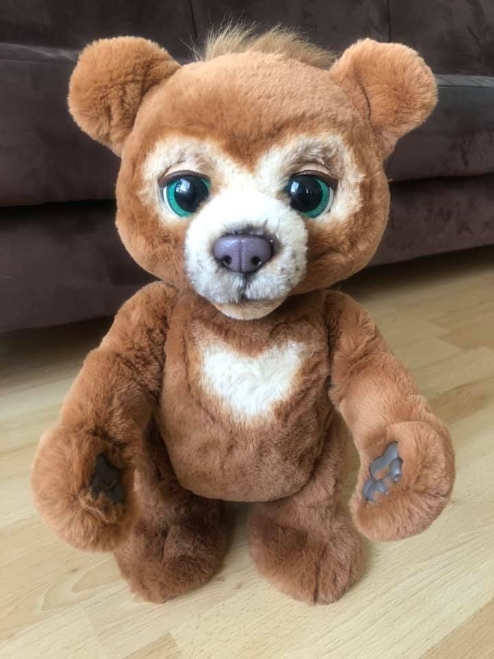 Peluche interactive Cubby l'Ours curieux - Furreal friends Hasbro