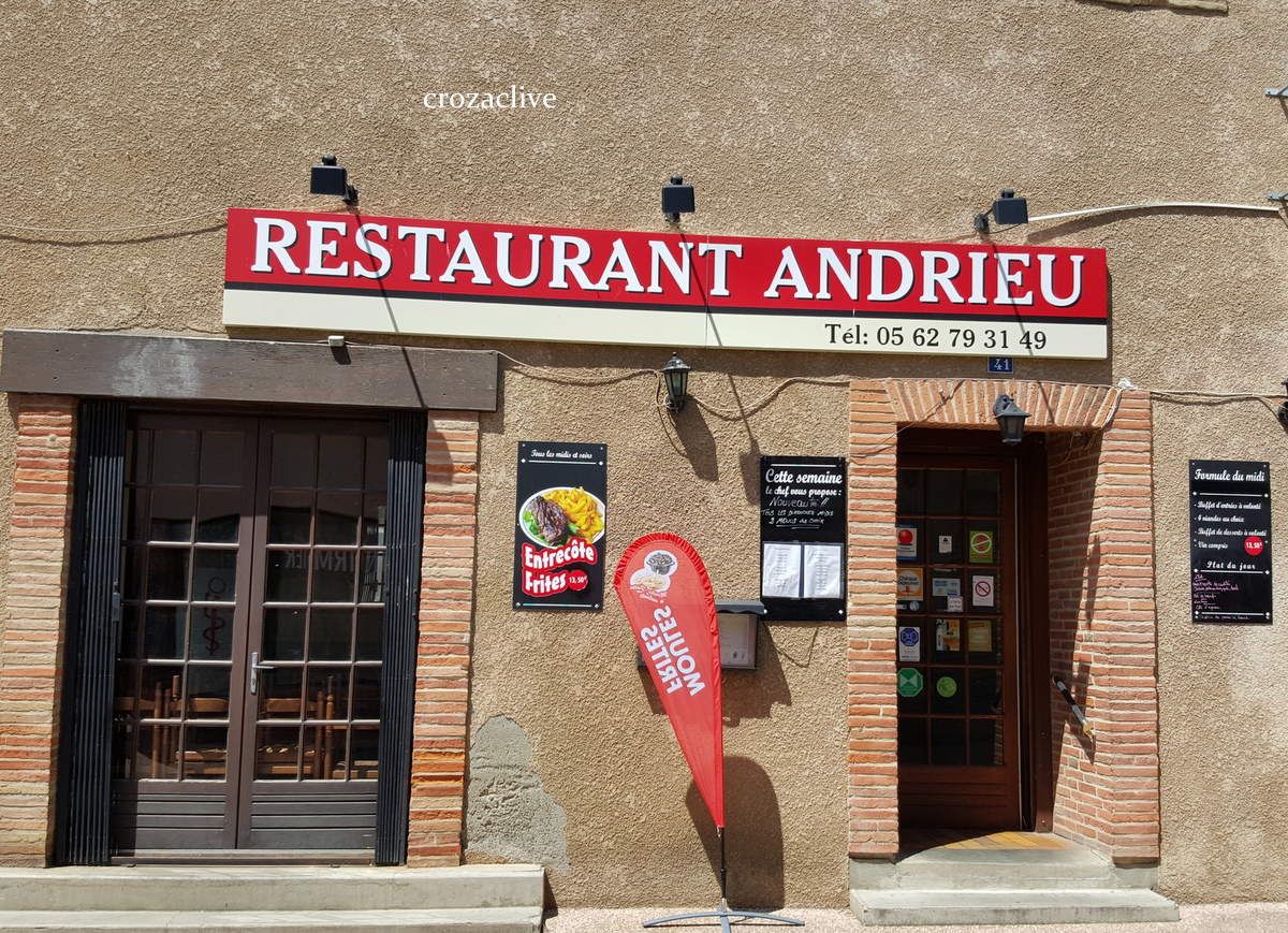 Restaurant ANDRIEU à Grenade (31)
