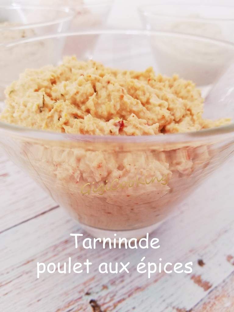 tartinade de poulet aux épices