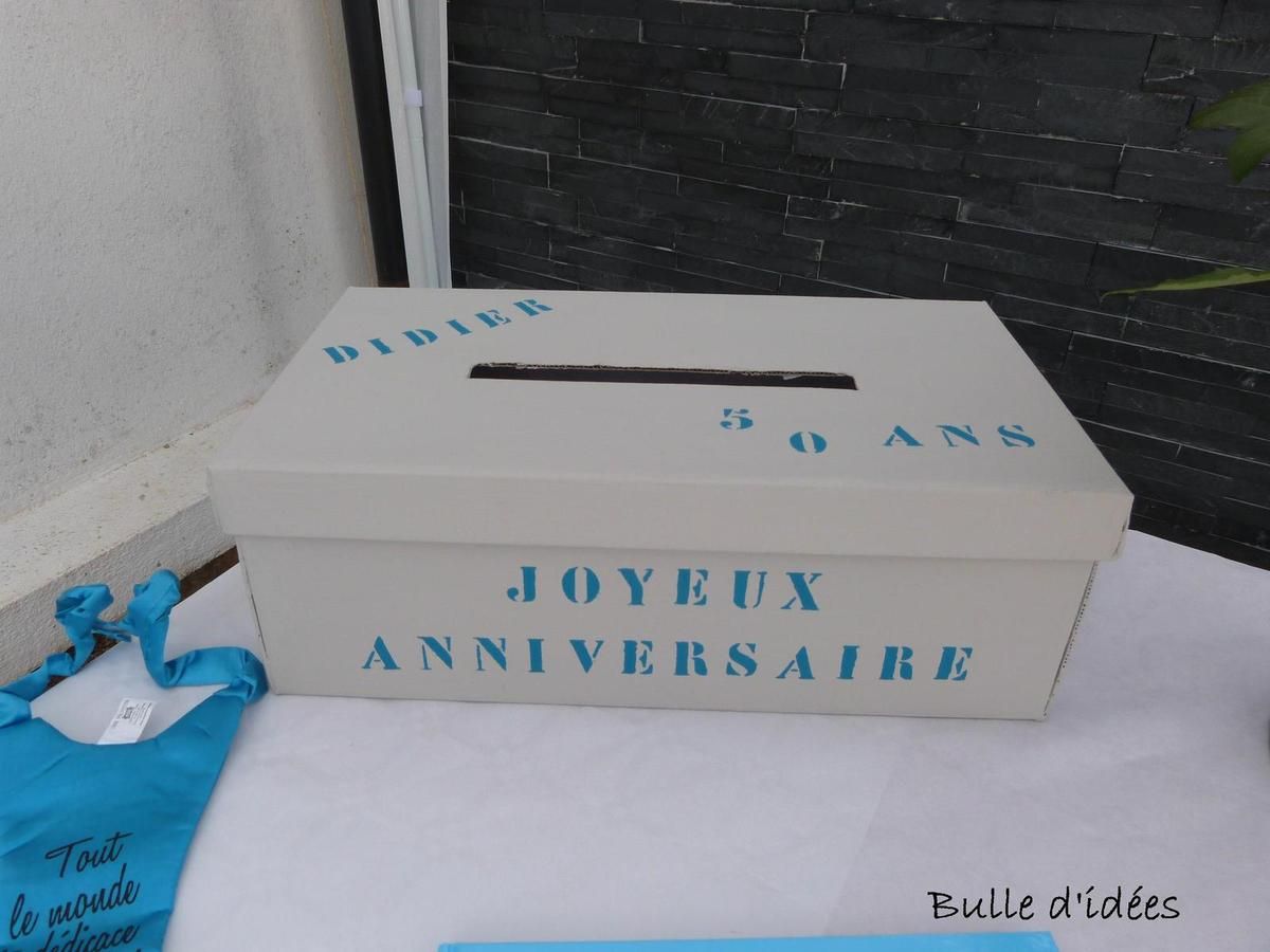 Une Urne Anniversaire Bulle D Idees