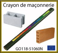 crayon de maçon professionnel 24cm GO118-51060