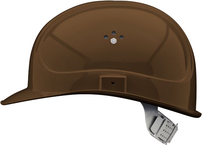 Casque de chantier BOGUEY - Marron