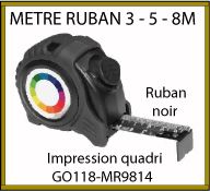 Mètre ruban SOPRANO de 3 mètres