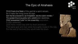 Le poème d'Atrahasis, un premier déluge, mille ans avant celui de la Genèse...