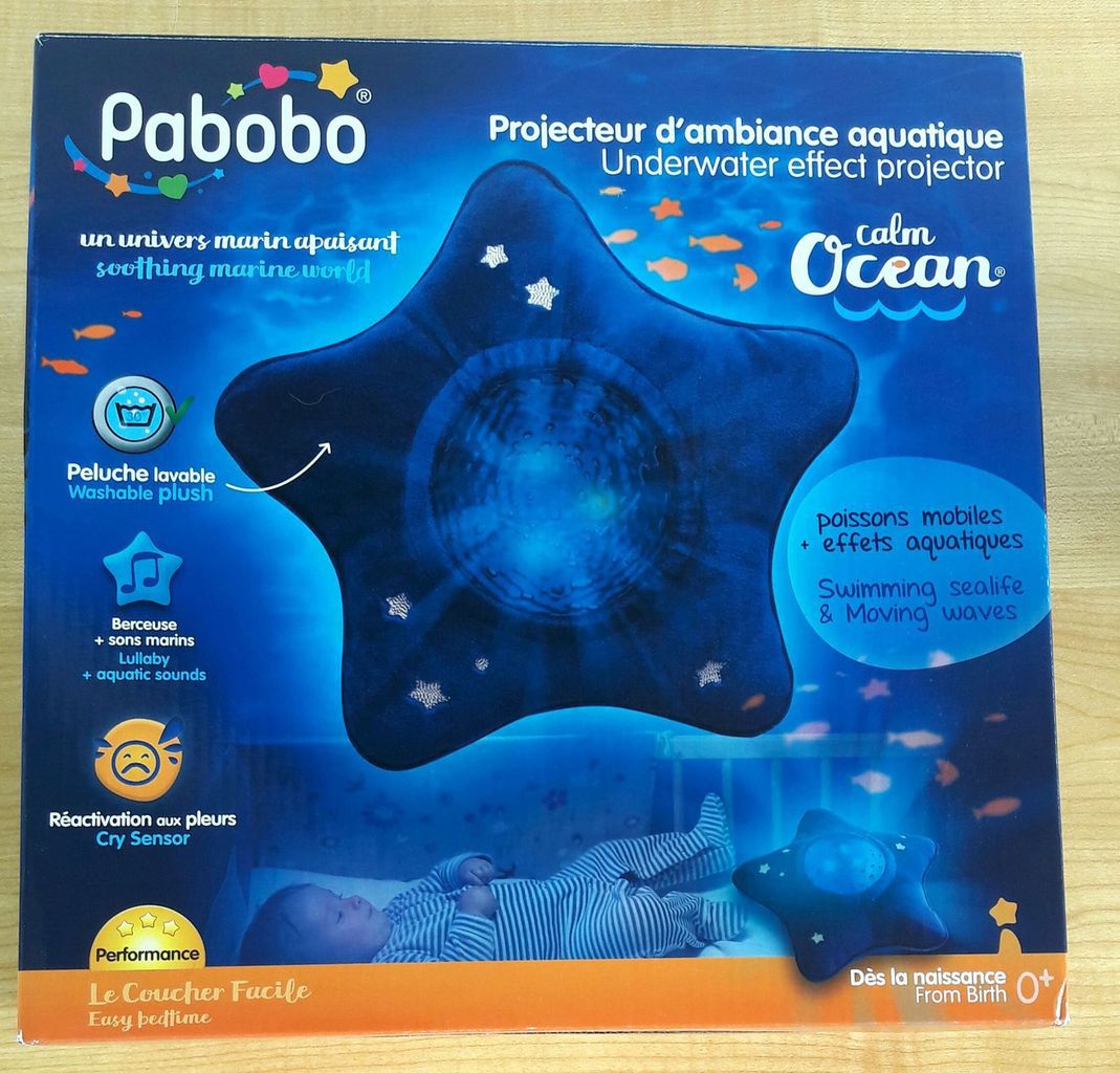 Pabobo - Veilleuse portable avec phases de la lu…